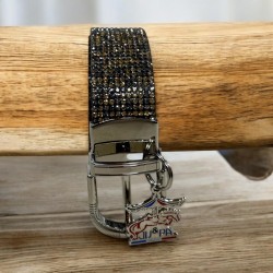 CEINTURE A STRASS ARGENTÉ...